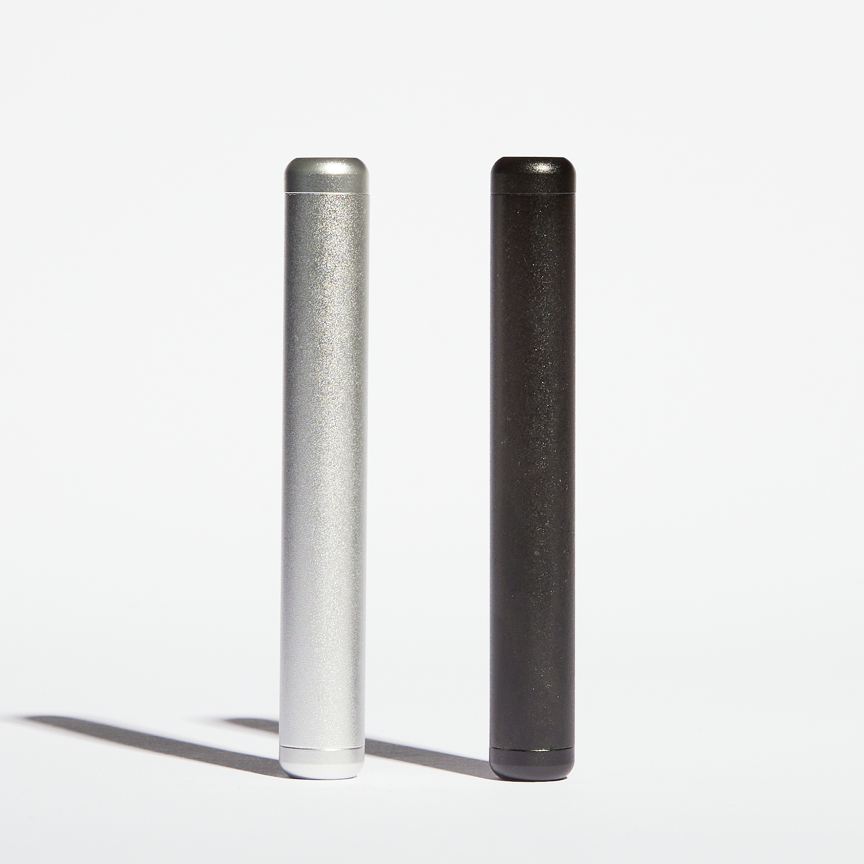 Torpedo Joint Hülle, Aluminium Joint Case für Zigaretten & Joints, silber, präzise gefräst