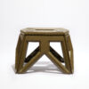 Hocker small olive quer