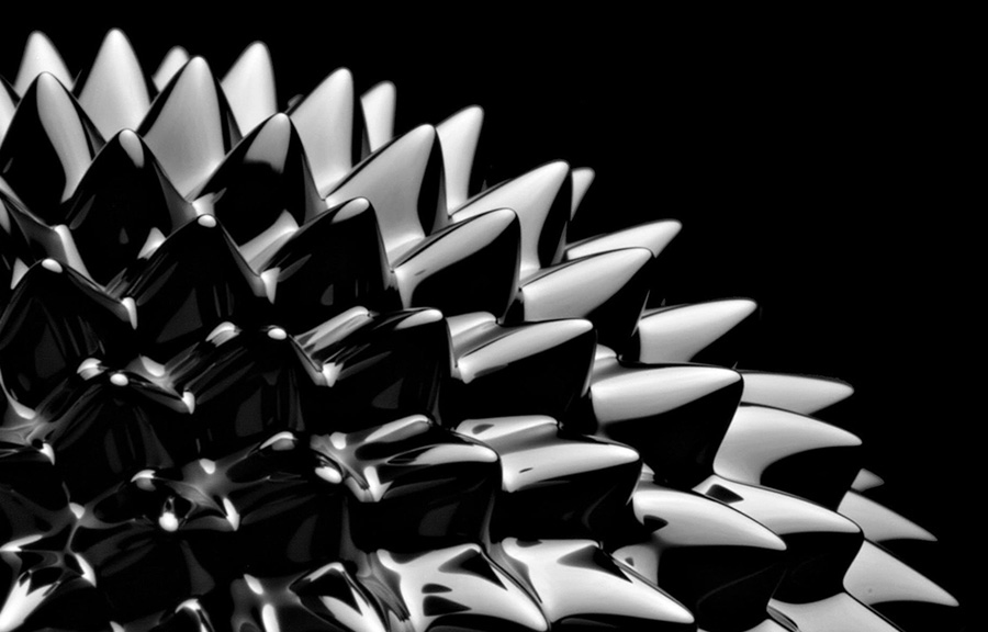 ferrofluid magnetisch schwarz
