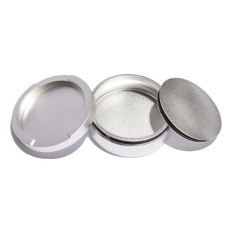 Dose für Pouches in Silber mit Entsorgungsfach für SNUS, Lyft Zyn