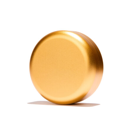 Kleine Snus Dose aus Metall edel in gold