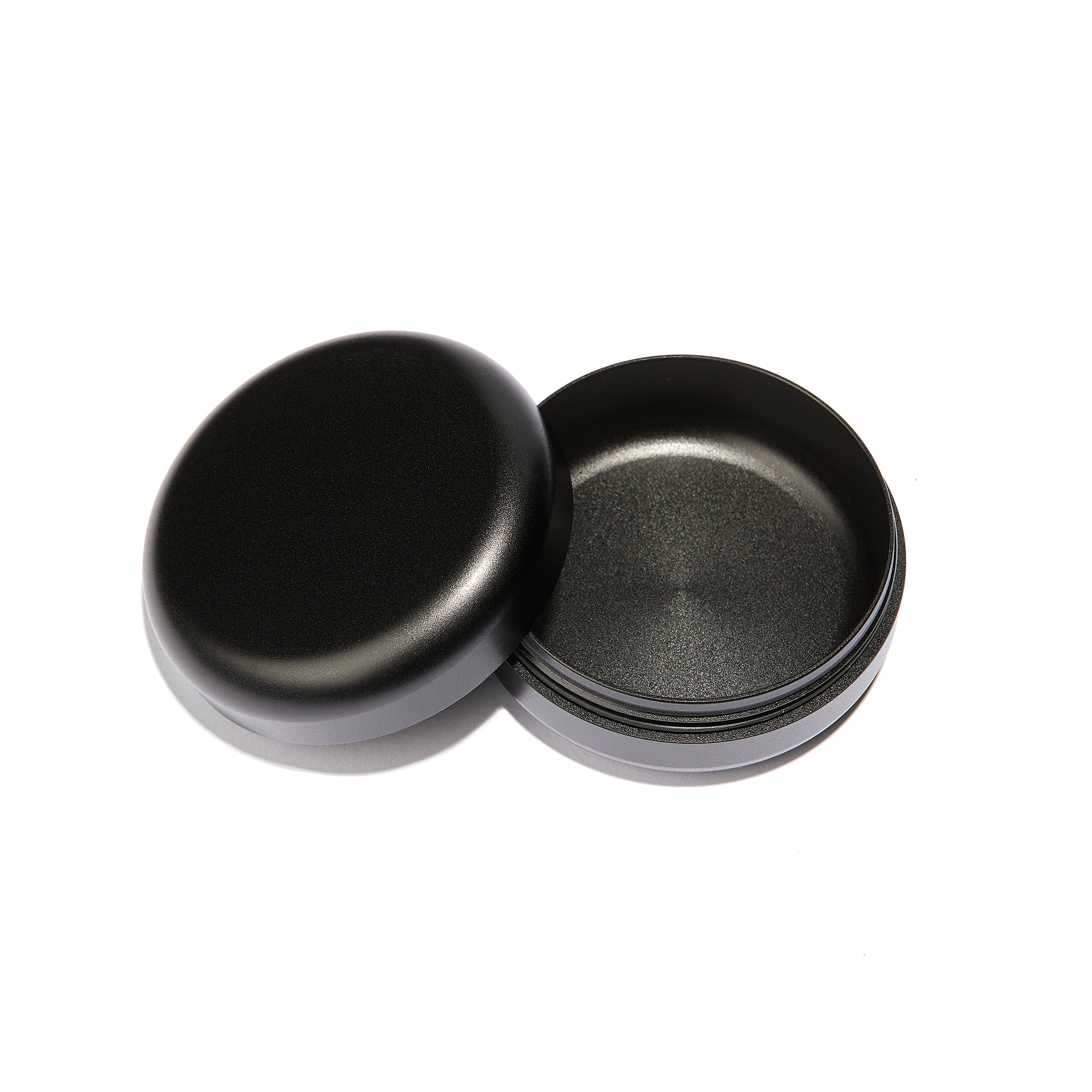 Offene, edle Snus Dose in schwaz offen, personalisierbar